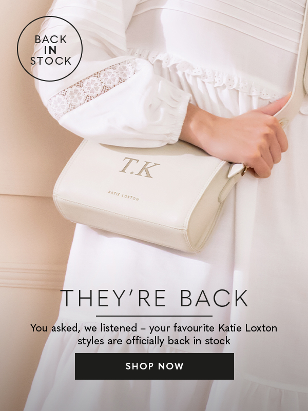 Katie Loxton Women's Personalised Embroidered Crossbody & Travel Bags