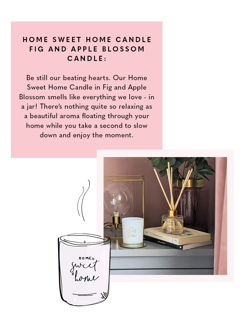 Sentiment Candle Home Sweet Home 